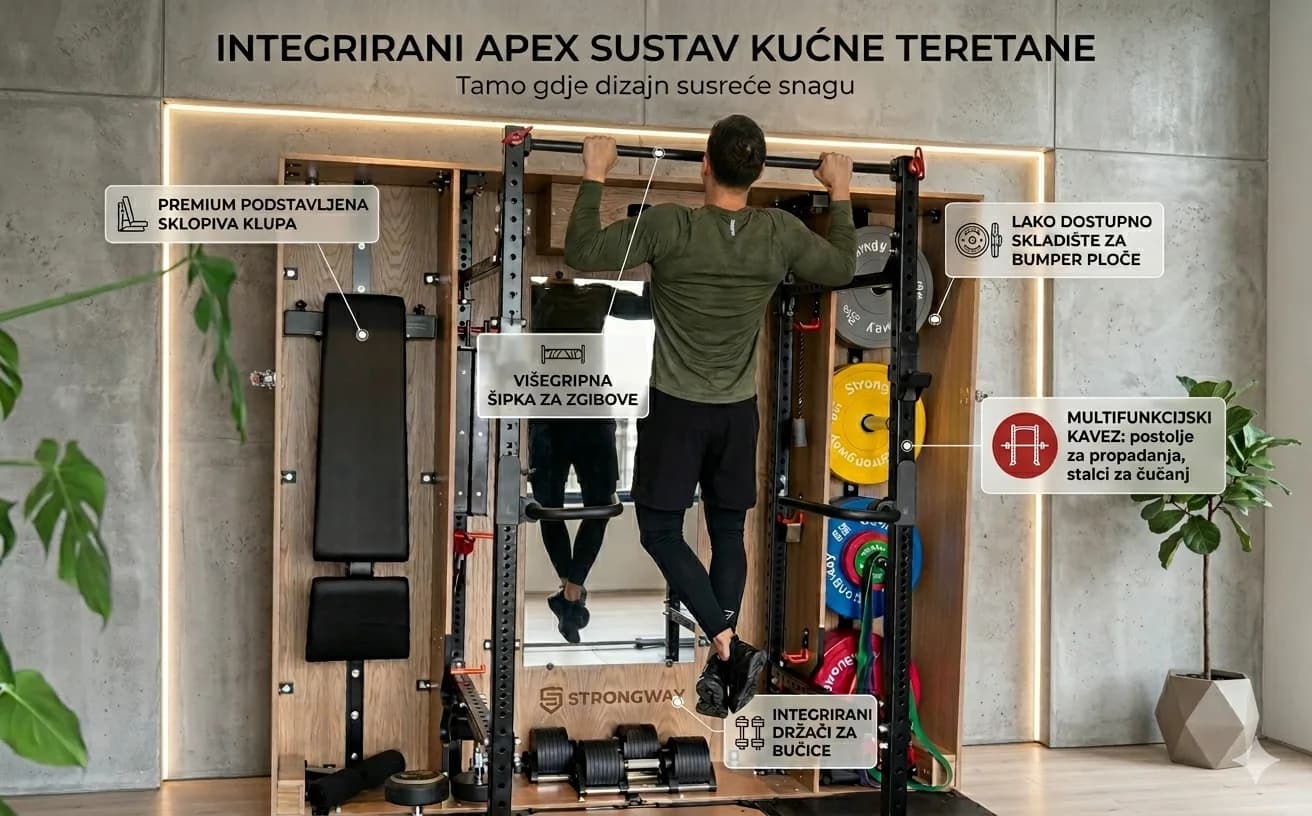 Secret Gym ormar u interijeru.